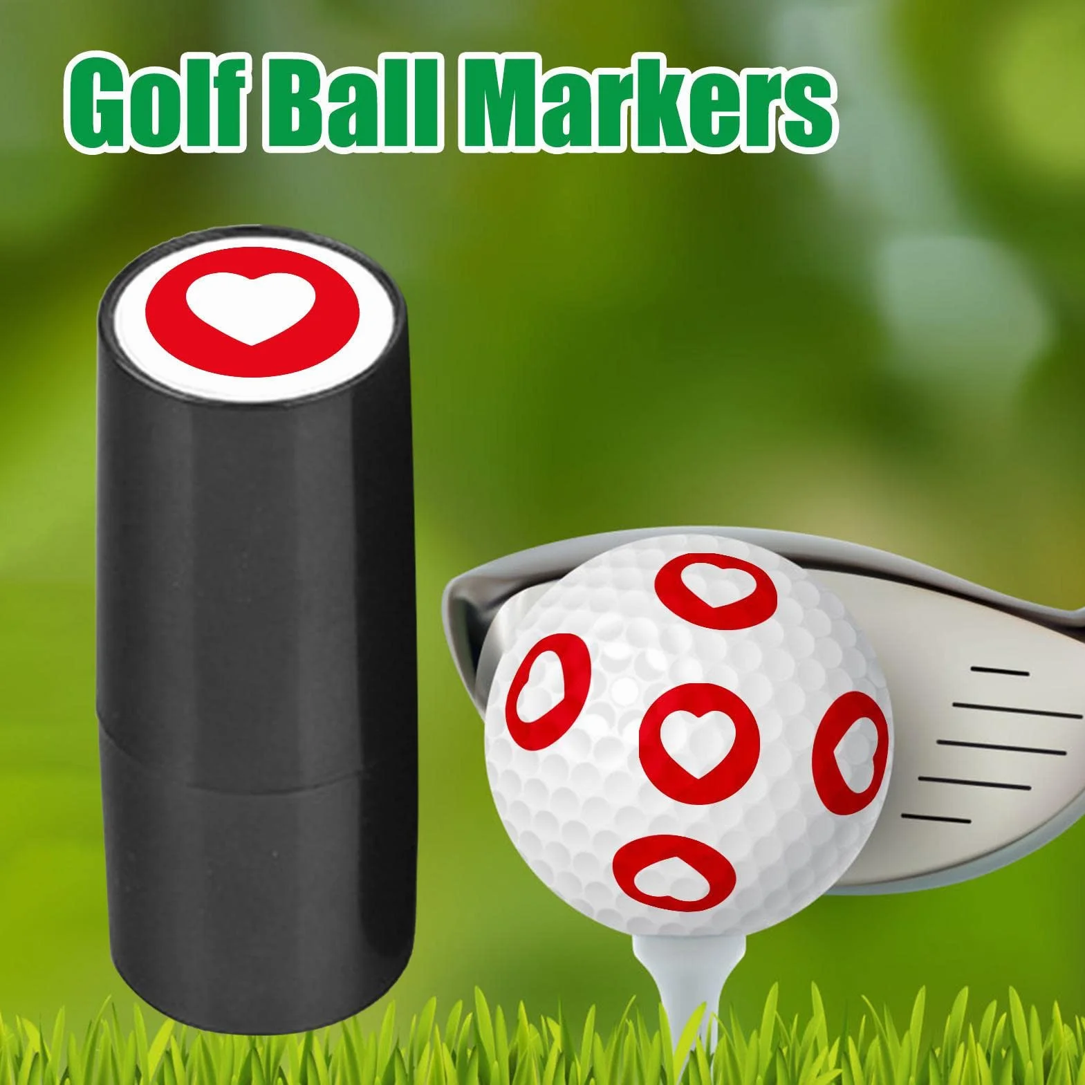 Szablon do oznaczania piłek golfowych, indywidualny stempel do oznaczania piłek golfowych, przenośny, szybkoschnący znacznik kulkowy, spersonalizowany znacznik do piłek golfowych, marker do