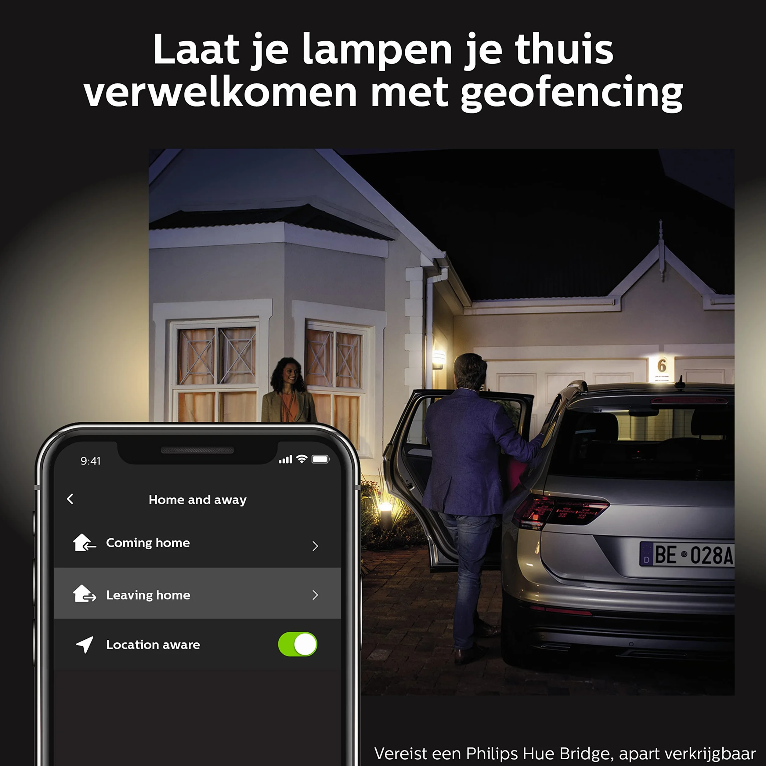 Philips Hue Calla White and Color Ambiance Zewnętrzna lampa stojąca LED, 16 mln kolorów, ściemnialna, sterowanie aplikacją