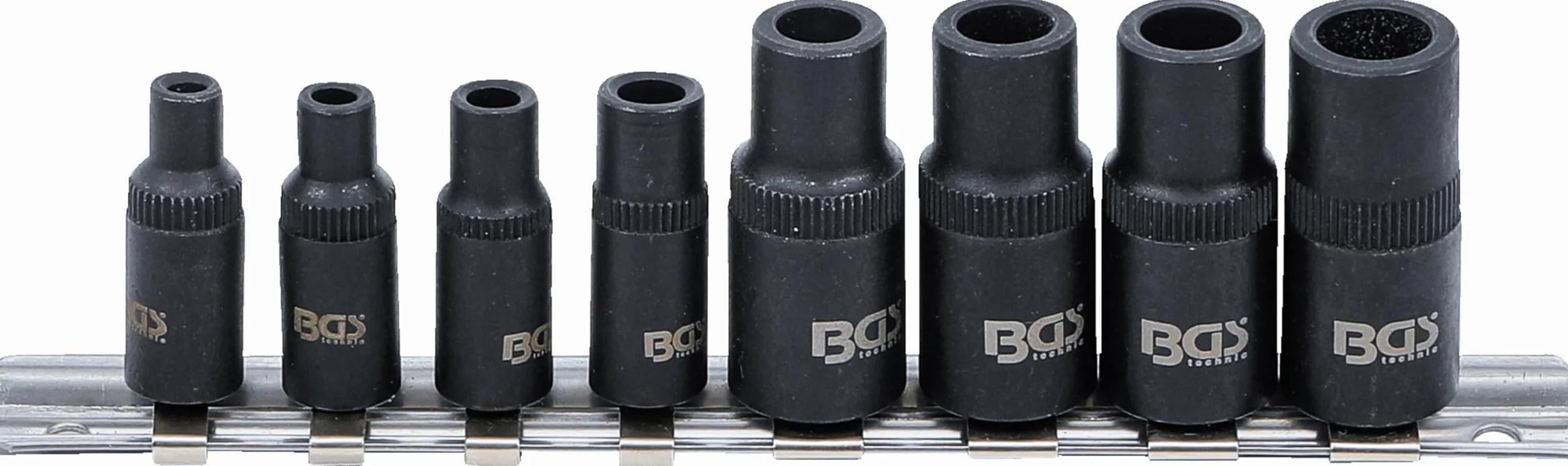 BGS 9771 Zestaw uchwytów do gwintowników magnetyczne 6,3 mm 10 mm 8 szt.