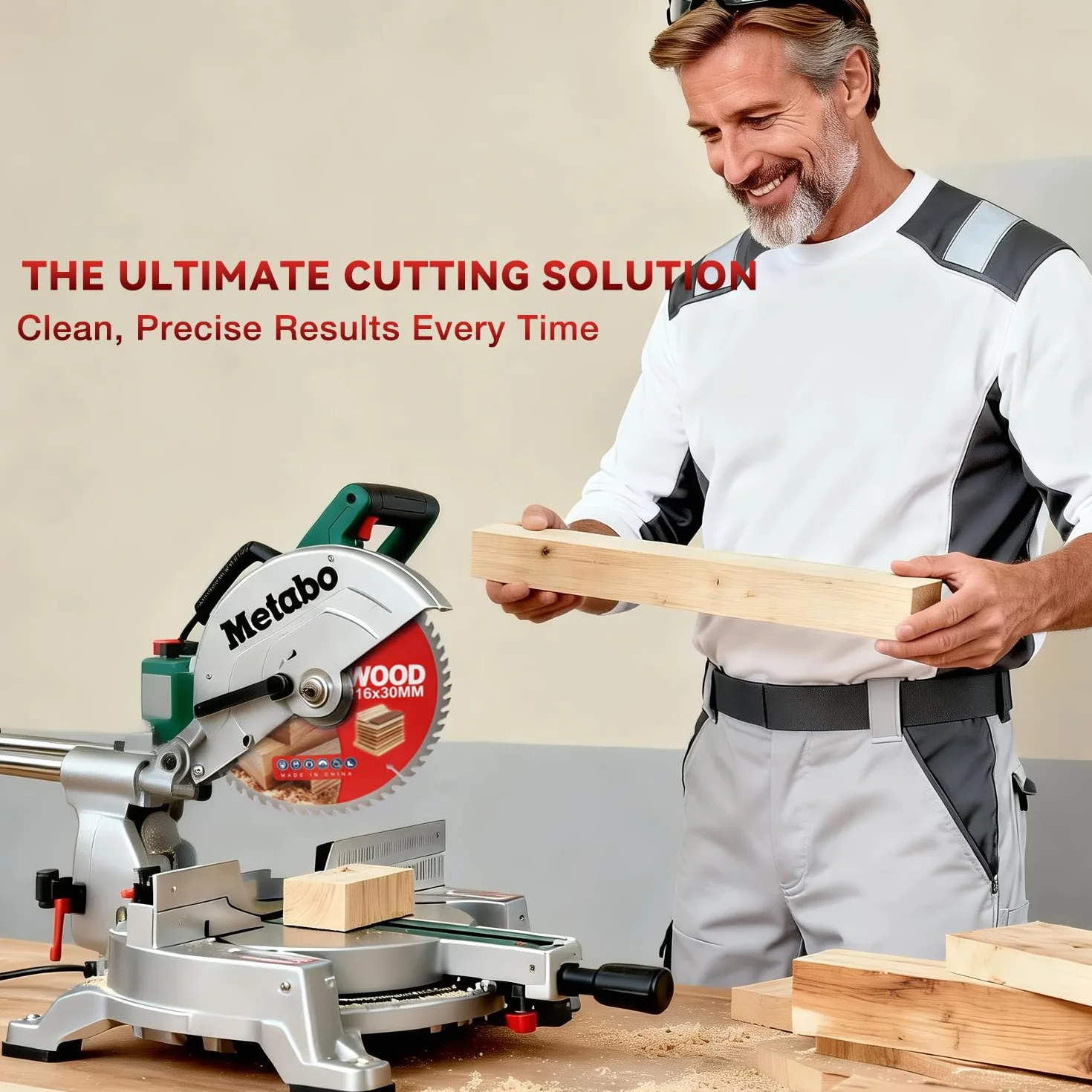 Brzeszczot do piły tarczowej 254 x 30 mm 80 zębów do drewna kompatybilny z Dewalt Makita Bosch Einhell