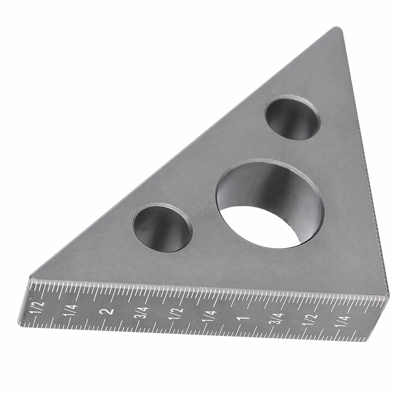 Linijka trójkątna ze stopu aluminium 45/90° do obróbki drewna