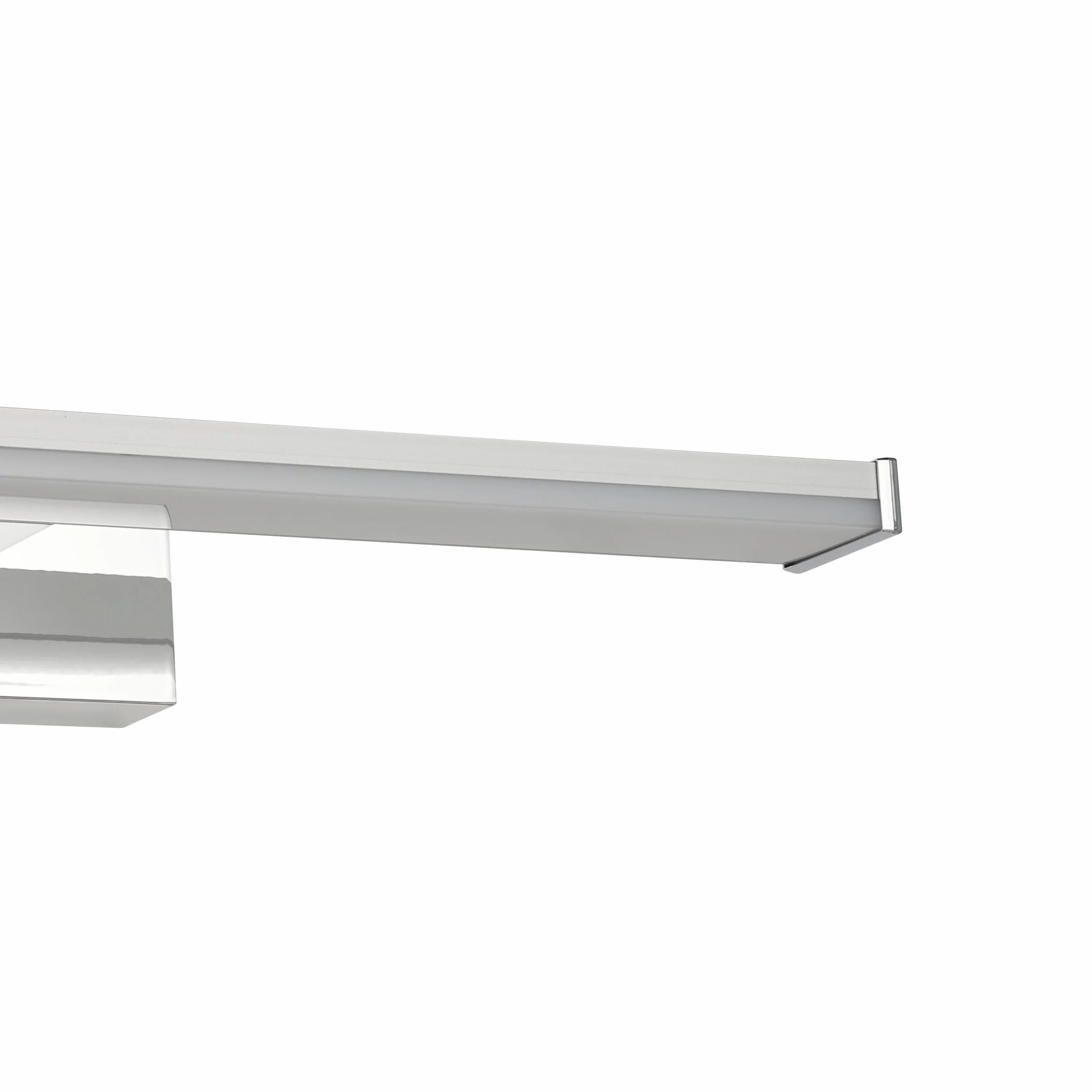 EGLO Lampa ścienna LED Pandella 1, lampa LED nad lustro z aluminium i tworzywa sztucznego, lampa łazienkowa w kolorze chromu, srebrnym, białym, lampa LED do wilgotnych pomieszczeń neutralna biel,