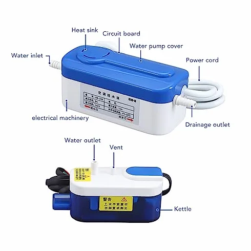 Pompa Kondensatu HVAC, Spust Pompy Kondensatu Mini Split Przenośny Automatyczny 24L H