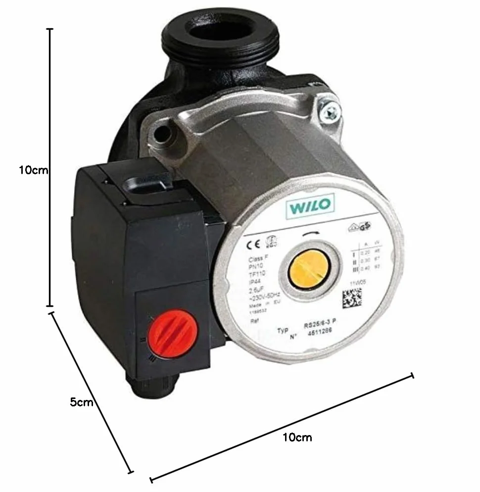 Pompa obiegowa RS25/6-3P 6m 220V srebrna