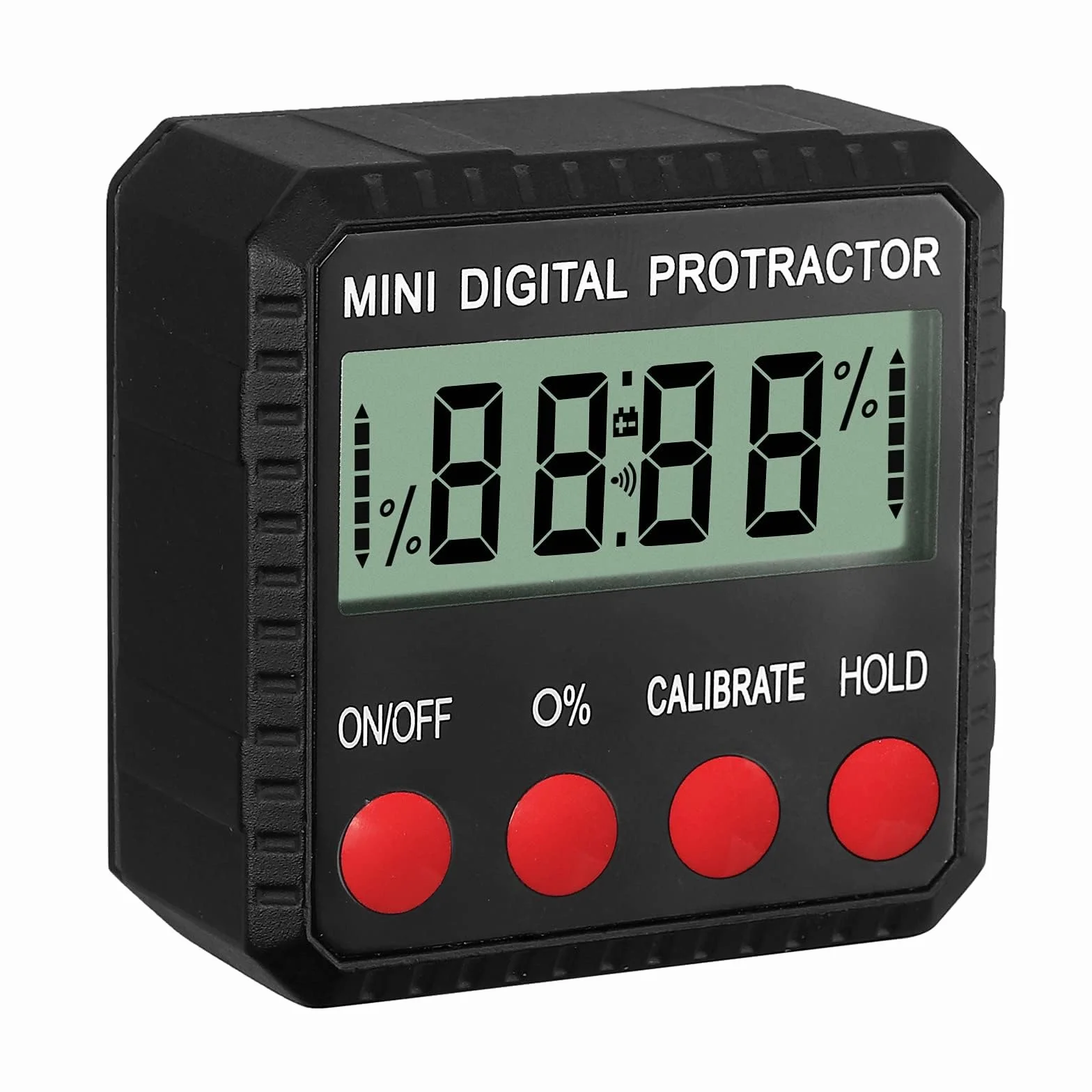 XUNTOP Cyfrowy lokalizator kątowy z wyświetlaczem LCD, wodoodporny, podstawa magnetyczna, stop cynku