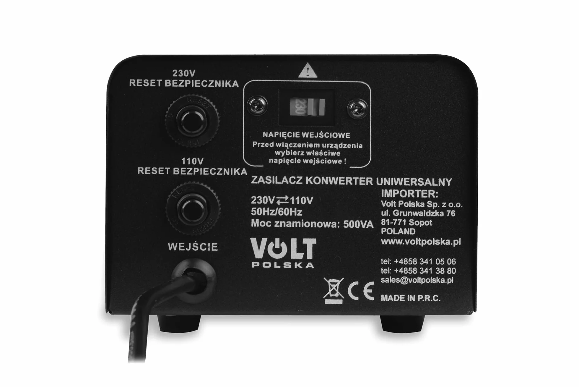 Volt Polska Konwerter Napięcia Czarny 16 x 12,5 x 9 cm 2,9 kg