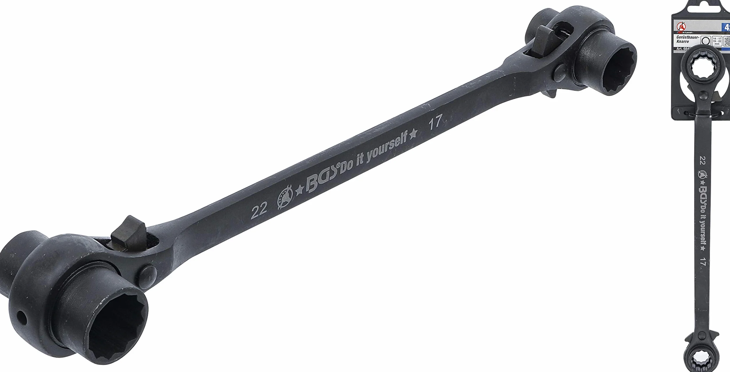 BGS Grzechotka 4 w 1 14-17-19-22 mm