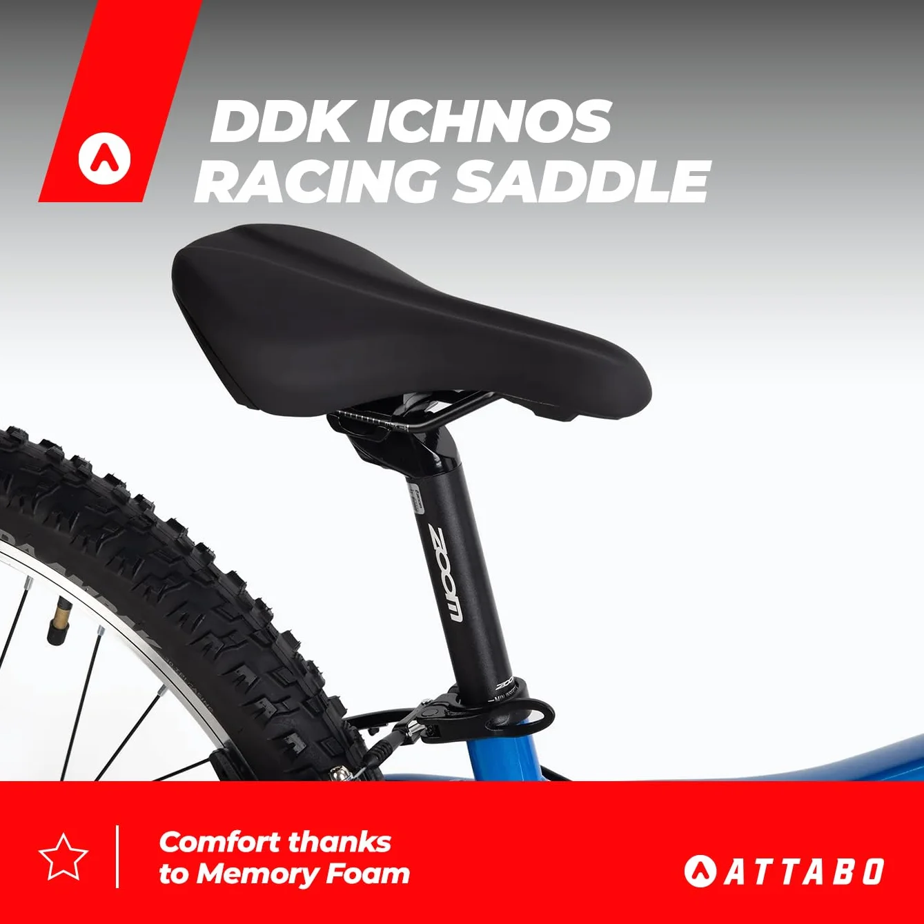 ATTABO MTB JR rower górski z aluminiową ramą, 12", rower dziecięcy z kołami 24" z akcesoriami, ergonomiczna kierownica V-Brake, regulowane siodełko, 8-biegowa przerzutka łańcuchowa