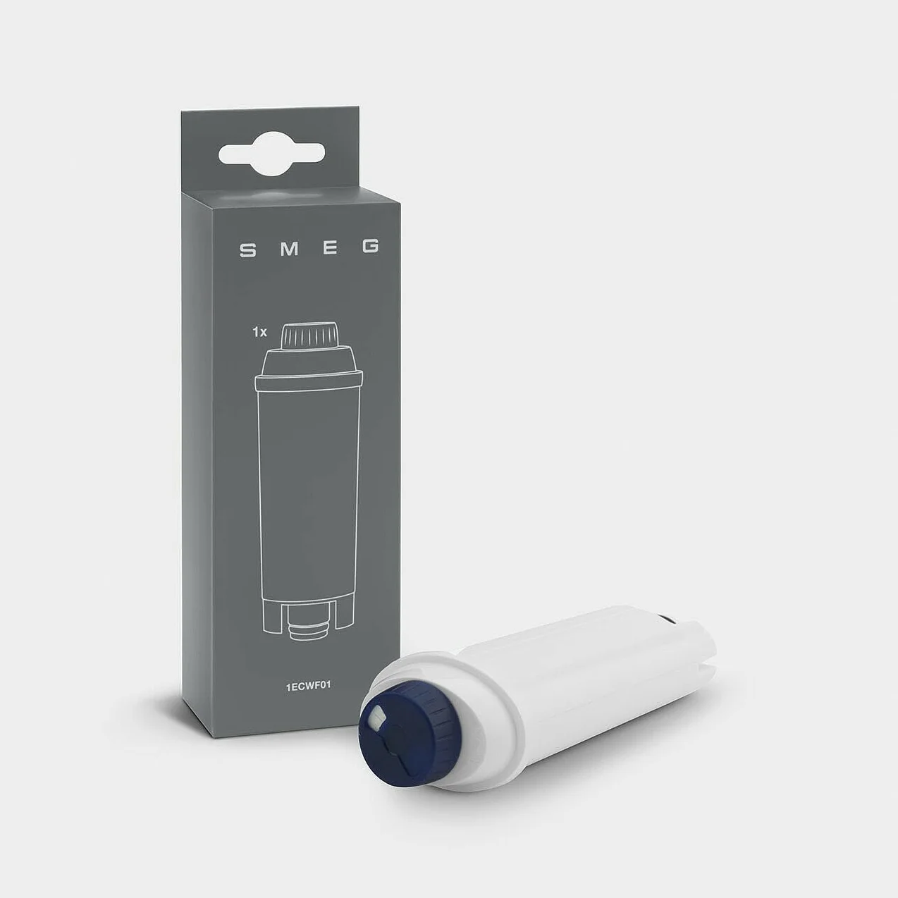 Smeg Filtr zmiękczający wodę 1ECWF01, tworzywo sztuczne, 155 x 60 x 40 mm, 100 g