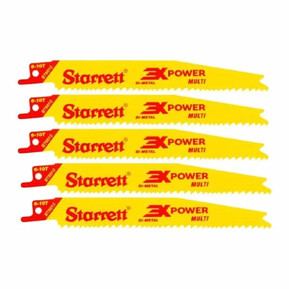 Starrett bimetalowe brzeszczoty do piły szablastej BT6610-5 5 sztuk