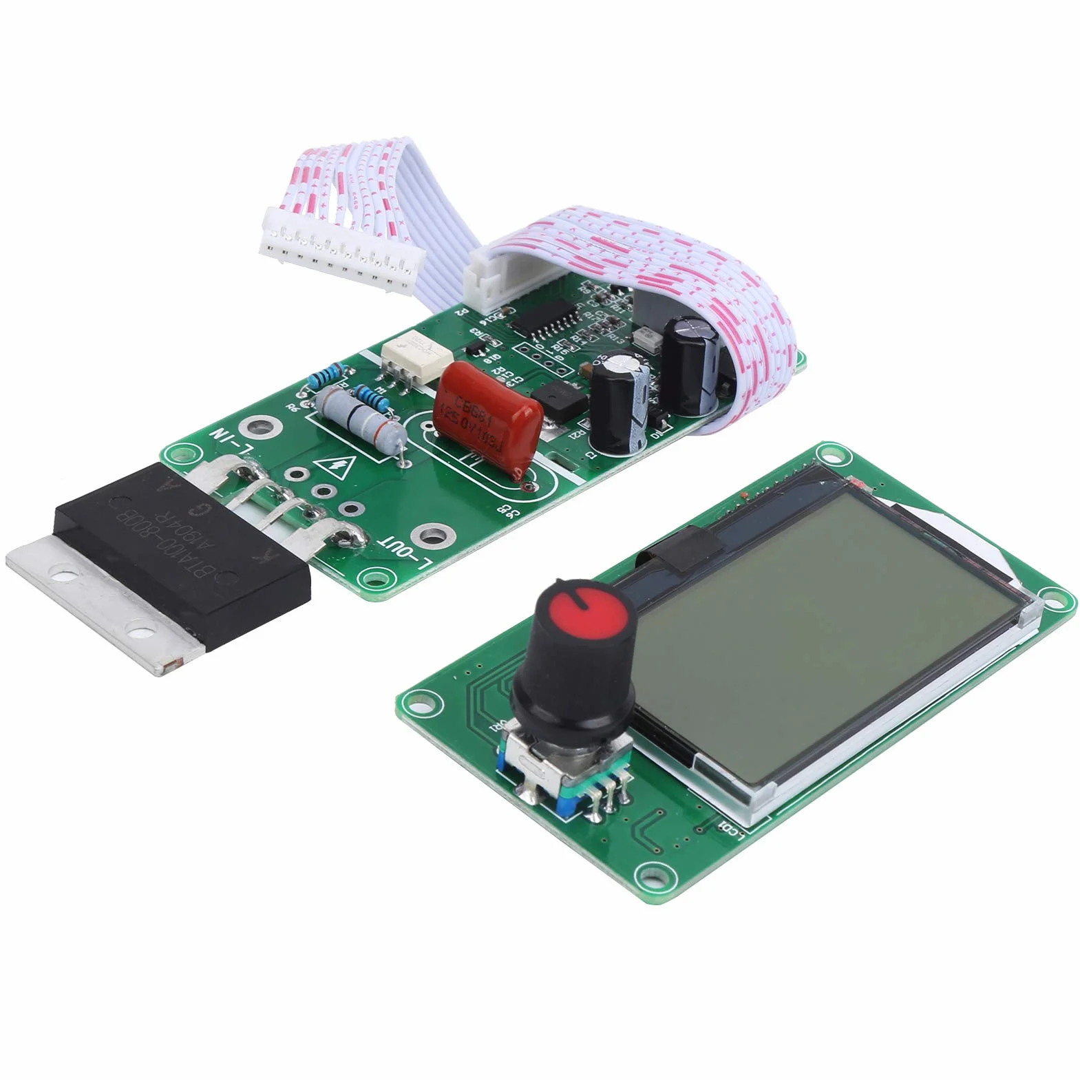 Moduł spawalniczy z kontrolą czasu Płytka enkodera podwójnego impulsu LCD 100A do zgrzewania punktowego akumulatora