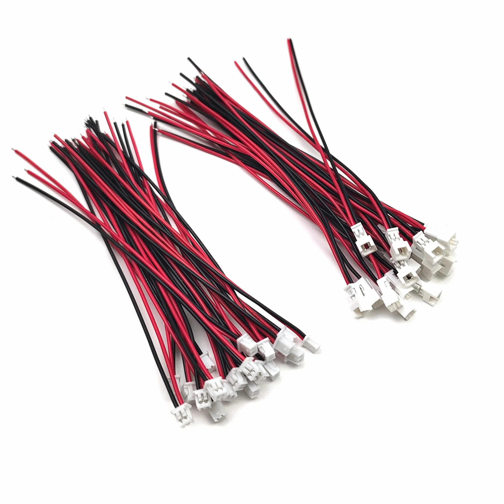 JST 1,25 mm 2-pinowe wtyczki i gniazda z przewodem UL1571-26AWG 10 cm 20 par