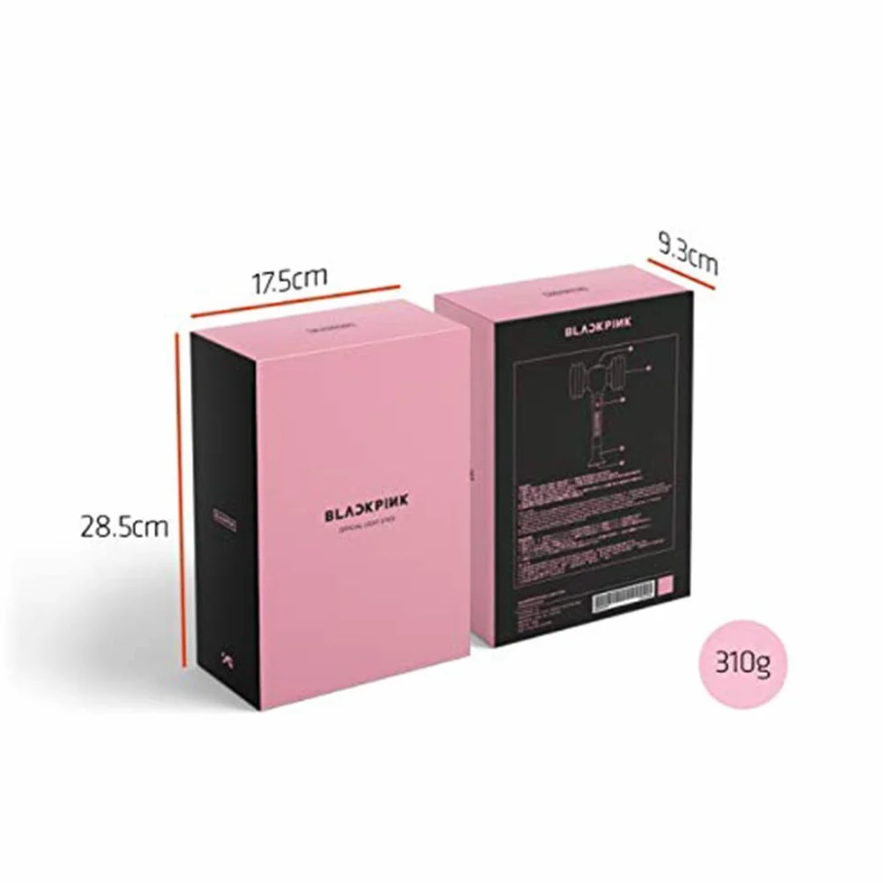 Blackpink Latarenka w Kształcie Serca Młotka Kpop Lampa Led na Koncerty Fluorescencyjna