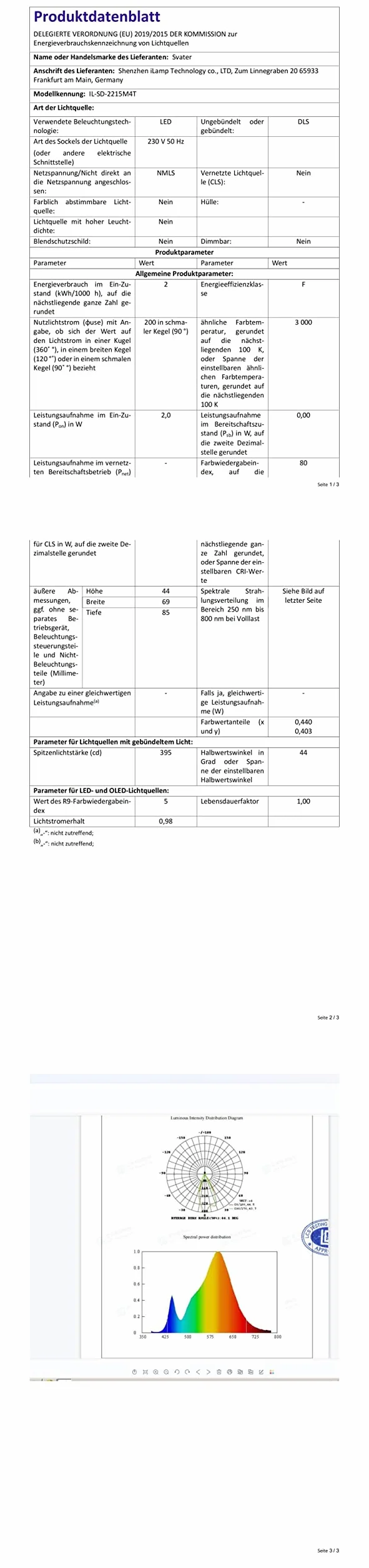 Svater Zewnętrzna lampa punktowa LED 4 x 2W, oświetlenie ogrodowe 14 m, reflektor LED na taras i patio, lampa zewnętrzna, reflektor punktowy 3000 K, do roślin, ścieżki, z uchwytem na lampę