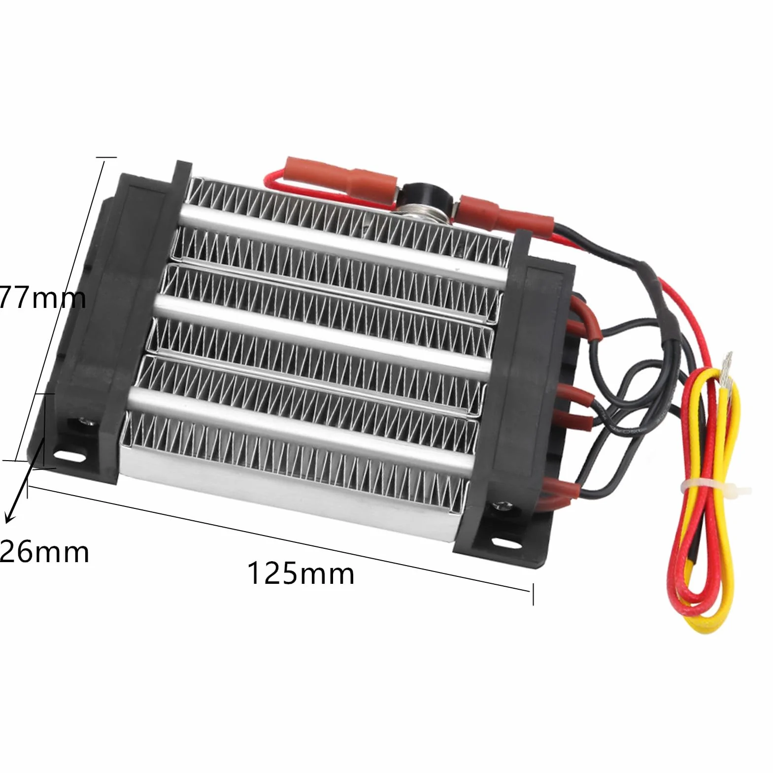 Ceramiczny element grzejny PTC 600 W 220 V izolowany ogrzewanie powietrzne