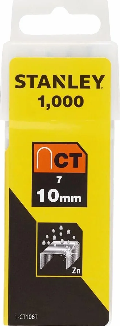 Stanley 1-Ct106T Zszywki 10 mm Srebrny