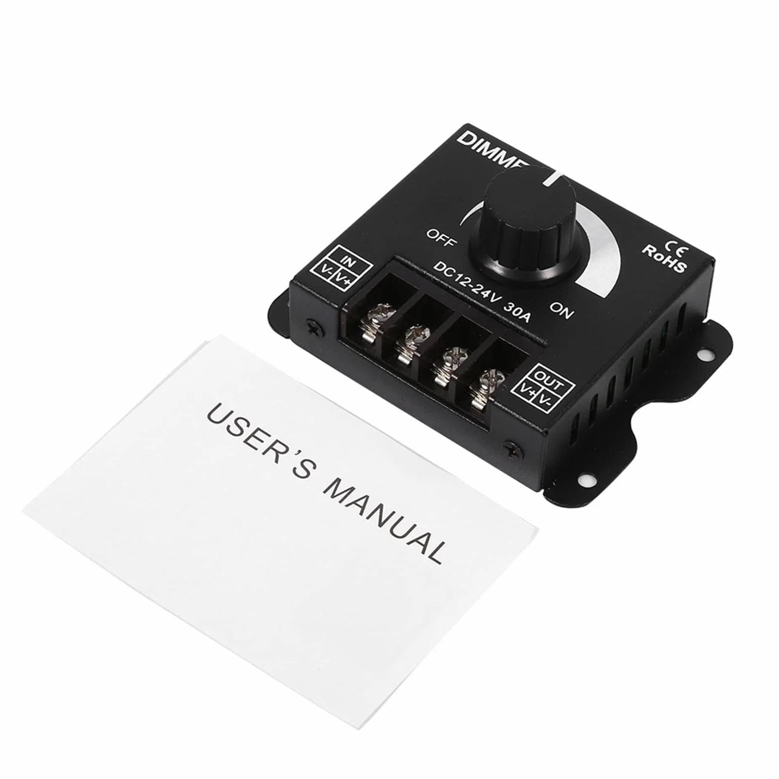12 V-24 V 30 A przełącznik LED ściemniacz taśmy kontroler ręczny