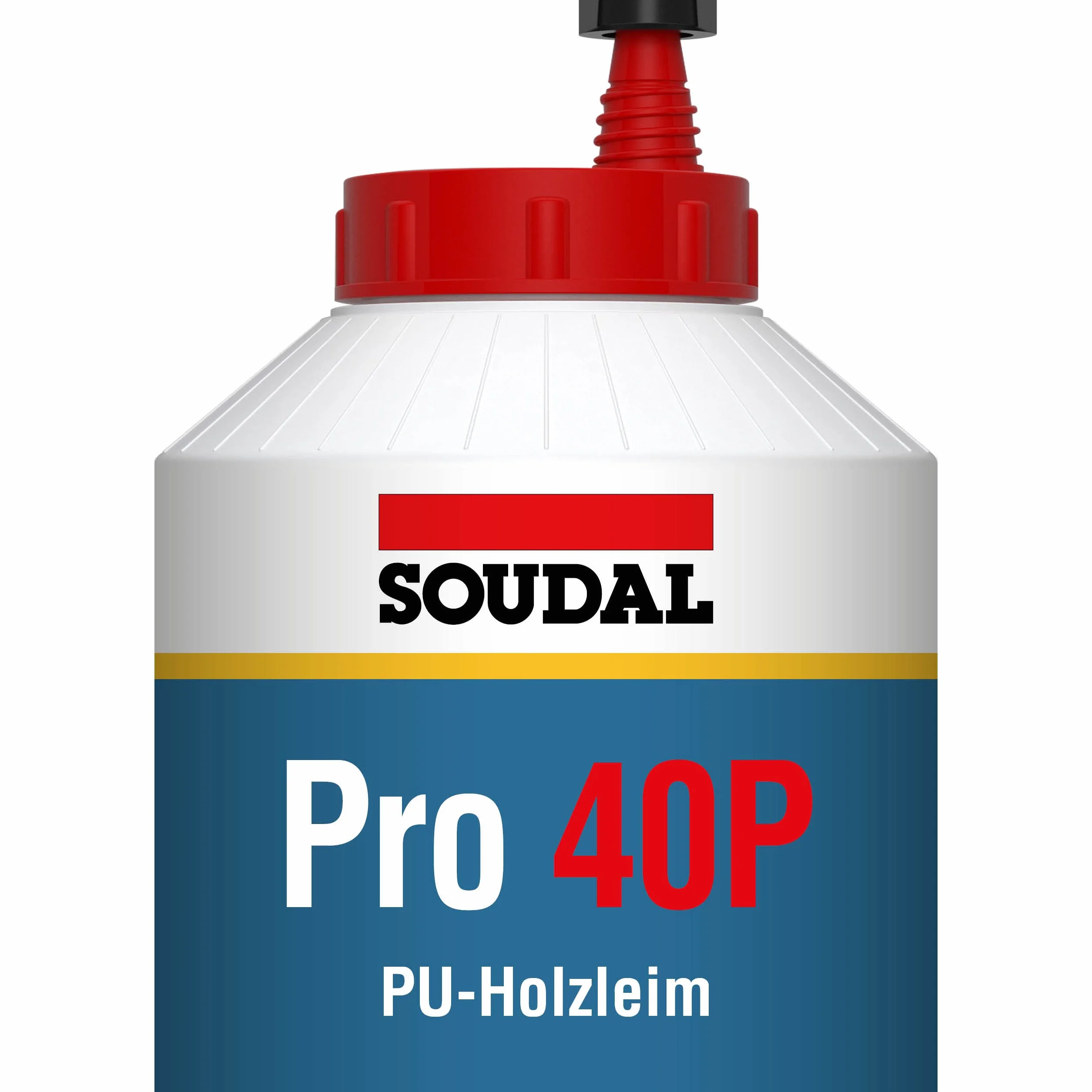 Soudal Pro 40P, klej do drewna, D4, 750 g, butelka