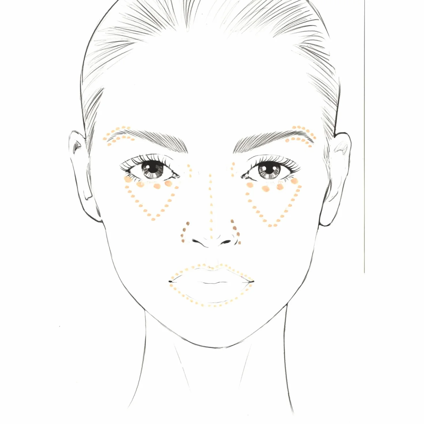 L'Oréal Paris True Match All In One Korektor do twarzy, lekka formuła z kofeiną, 1.N Ivory, 6,8 ml