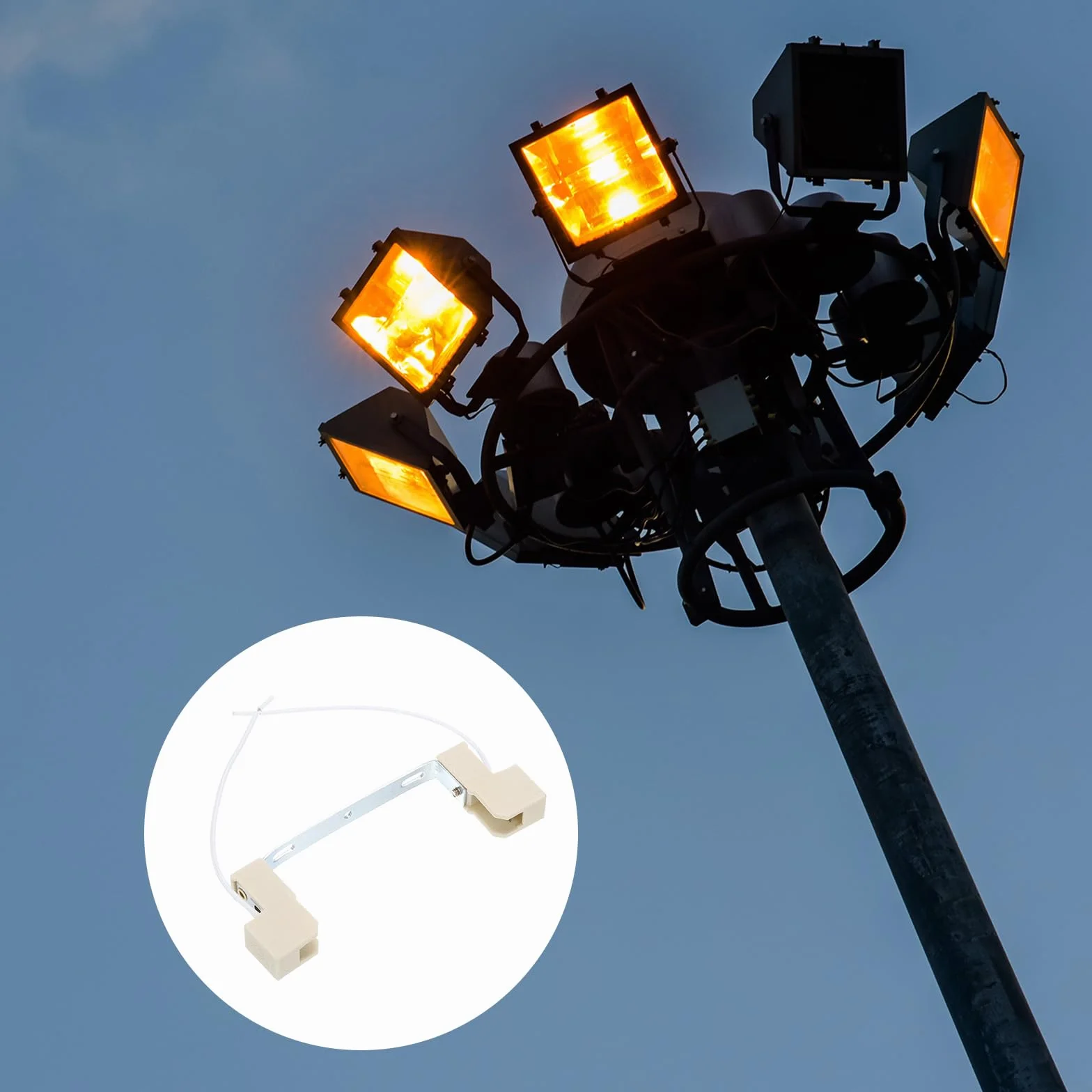 PATIKIL 118 mm gniazdo R7S ceramiczna oprawka do lampy halogenowa adapter żarówki konwerter złączka