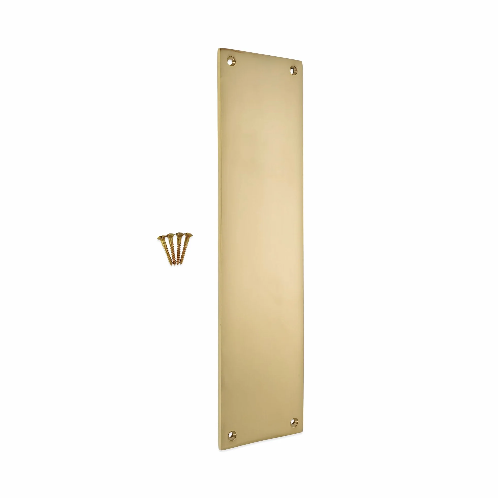 Infinity Decor Mosiężna płyta do pchania palców 280 x 65 mm