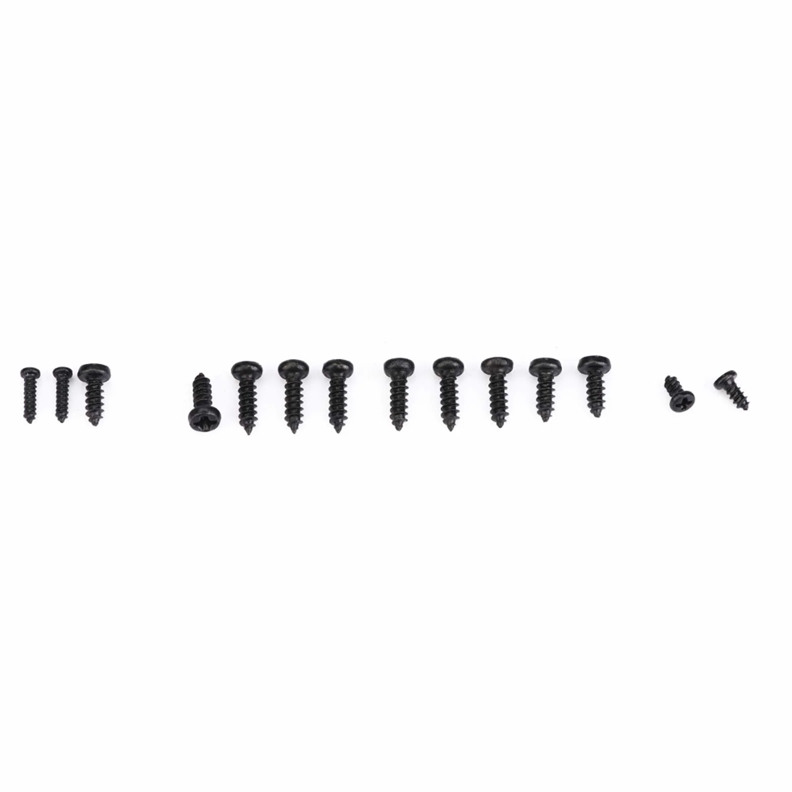1000-Piece Metric Self-Tapping Screws Assortment Kit M1 M1.2 M1.4 M1.7 Cross Head Screw Set Plastic Storage Container