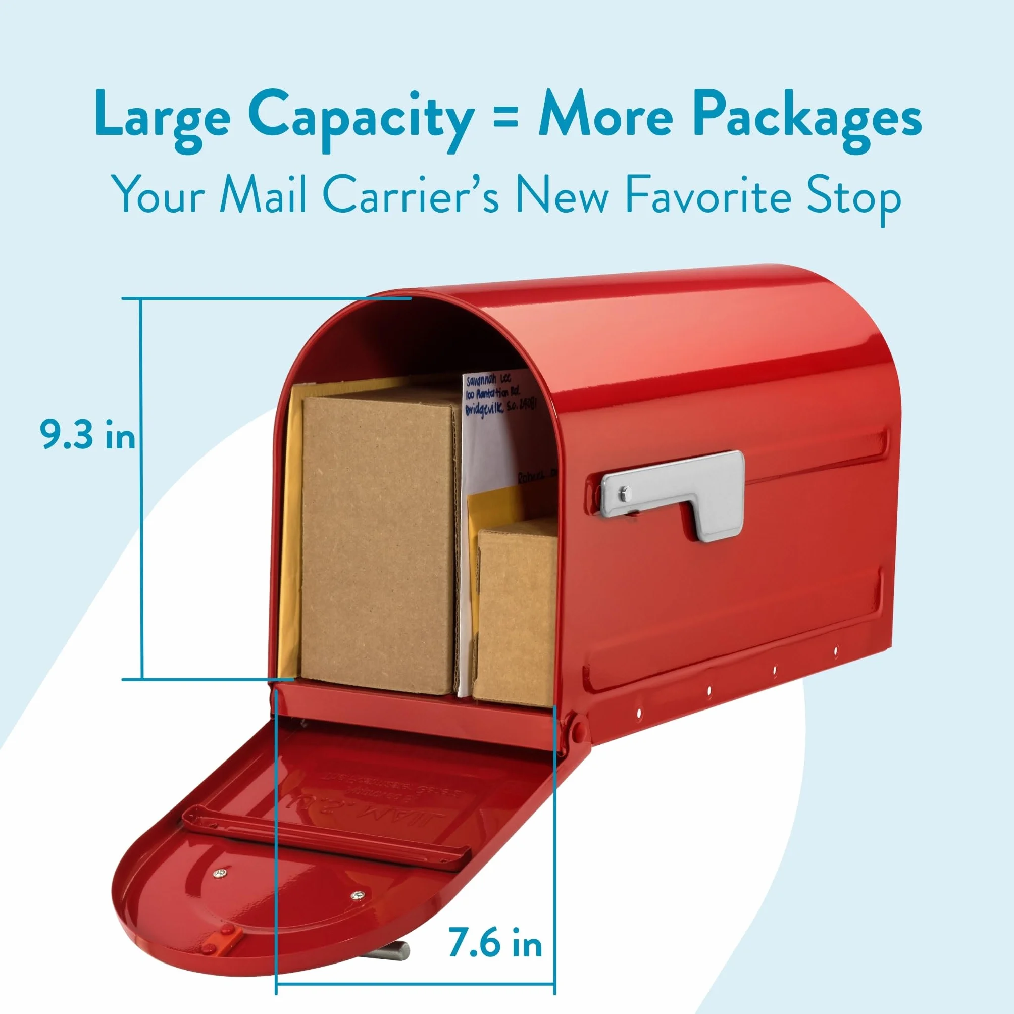 Architectural Mailboxes 7900-7R-SR Boulder czerwona