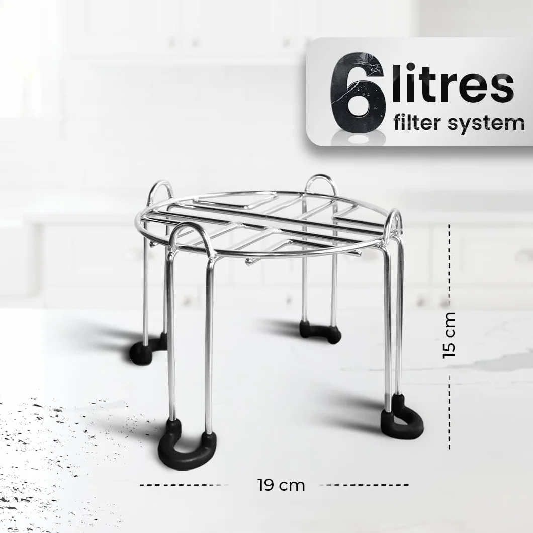 Phoenix Gravity 6-litrowy system filtrowania wody ze stali nierdzewnej AISI 304 NSF z 2 wkładami Smart Carbon