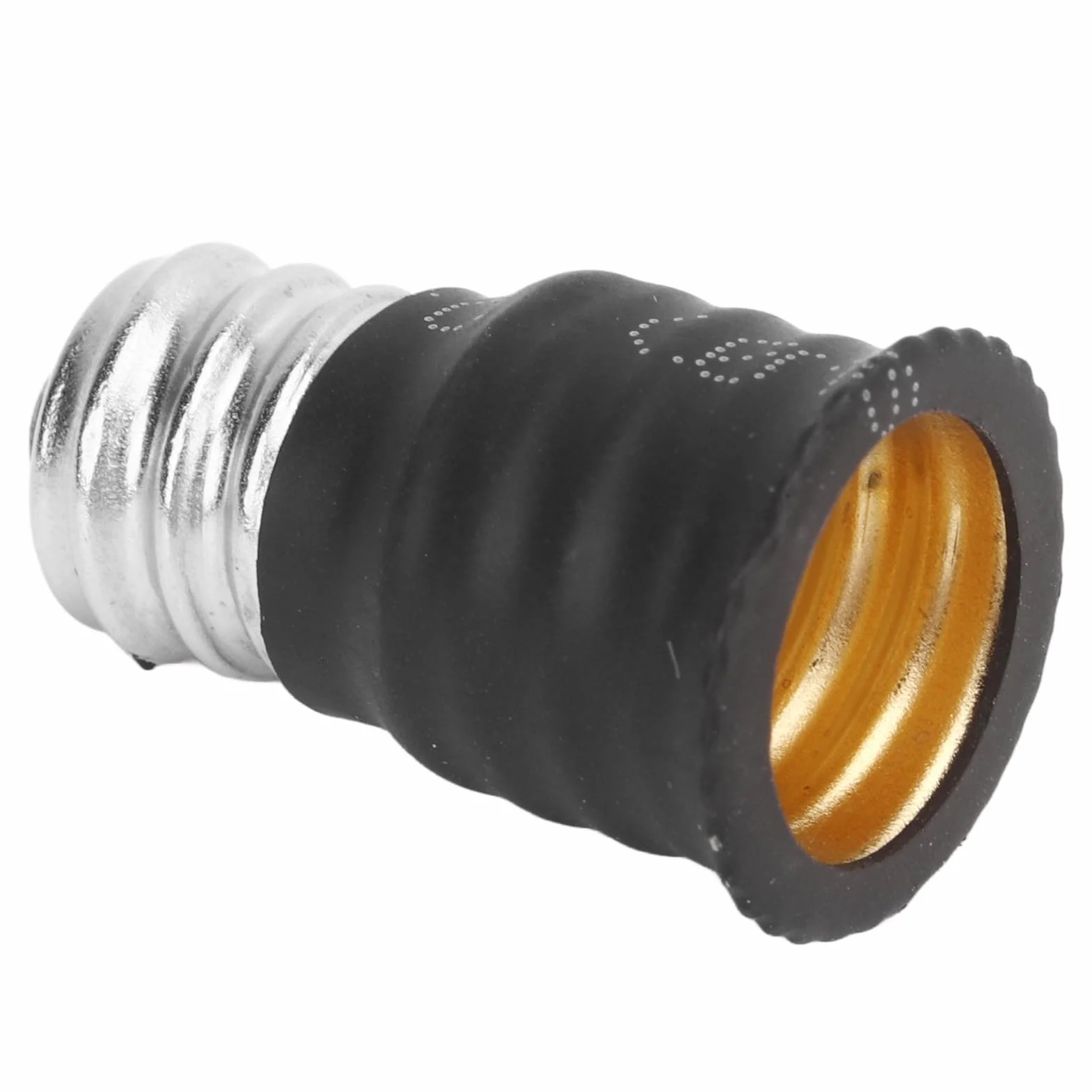 Adapter E12 na E14 6 szt. Prosty Praktyczny PC Miedź Czarny