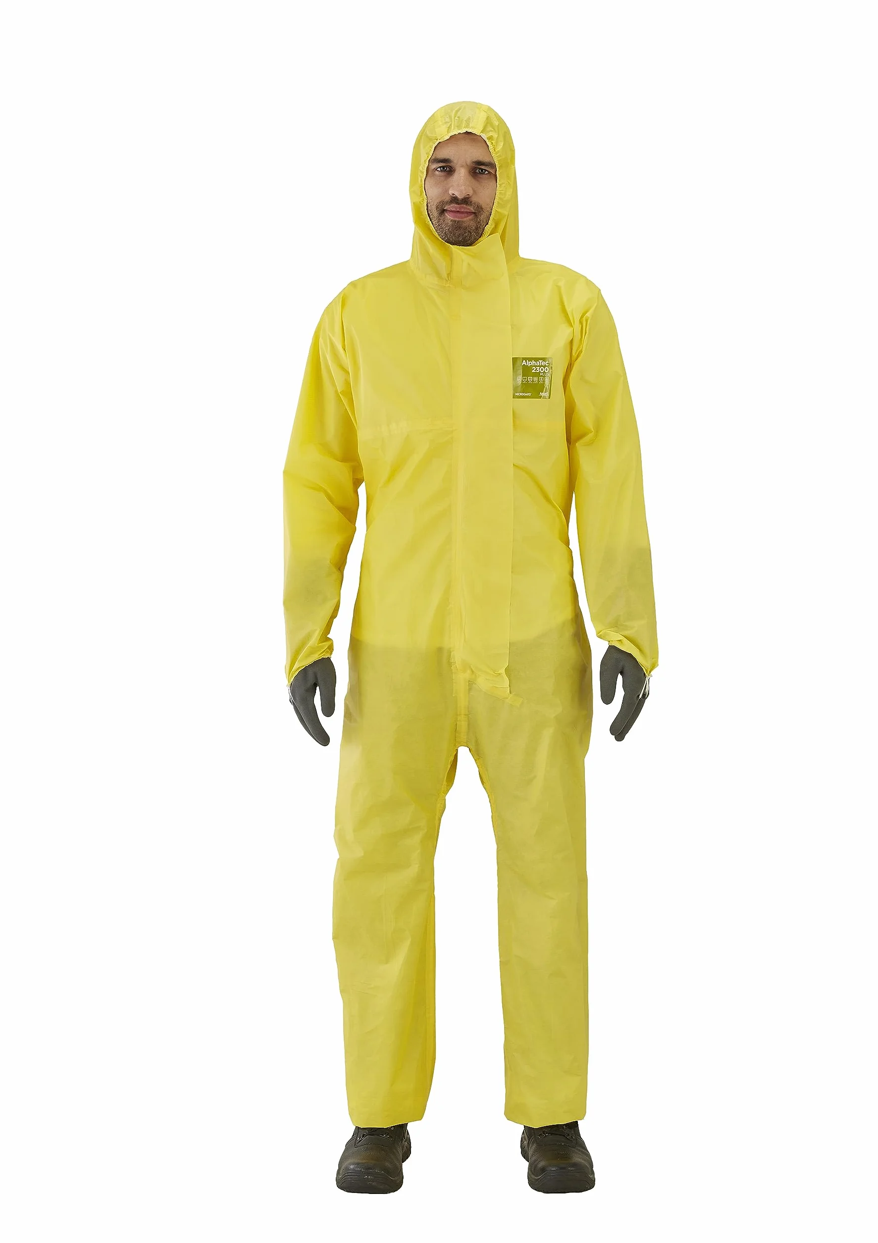 Ansell AlphaTec 2300 Model 132 Kombinezon jednorazowy Odporny na chemikalia Żółty rozmiar 2XL