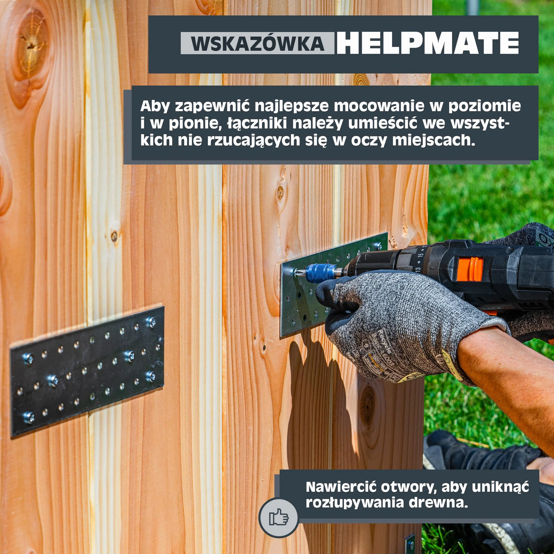 Płyt perforowanych 40 x 100 mm ocynkowane łączniki do drewna 12 sztuk