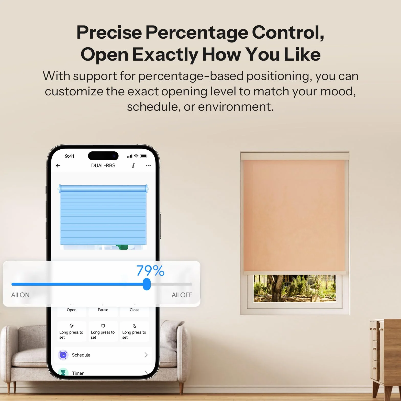 SONOFF Zigbee Przełącznik do Rolet MINI-ZBRBS, Miniaturowy Rozmiar, Sterowanie Procentowe, Repeater Zigbee, Obsługa Alexa/Google Assistant/Home Assistant, Wymagany Przewód Neutralny, Zestaw 2 szt.
