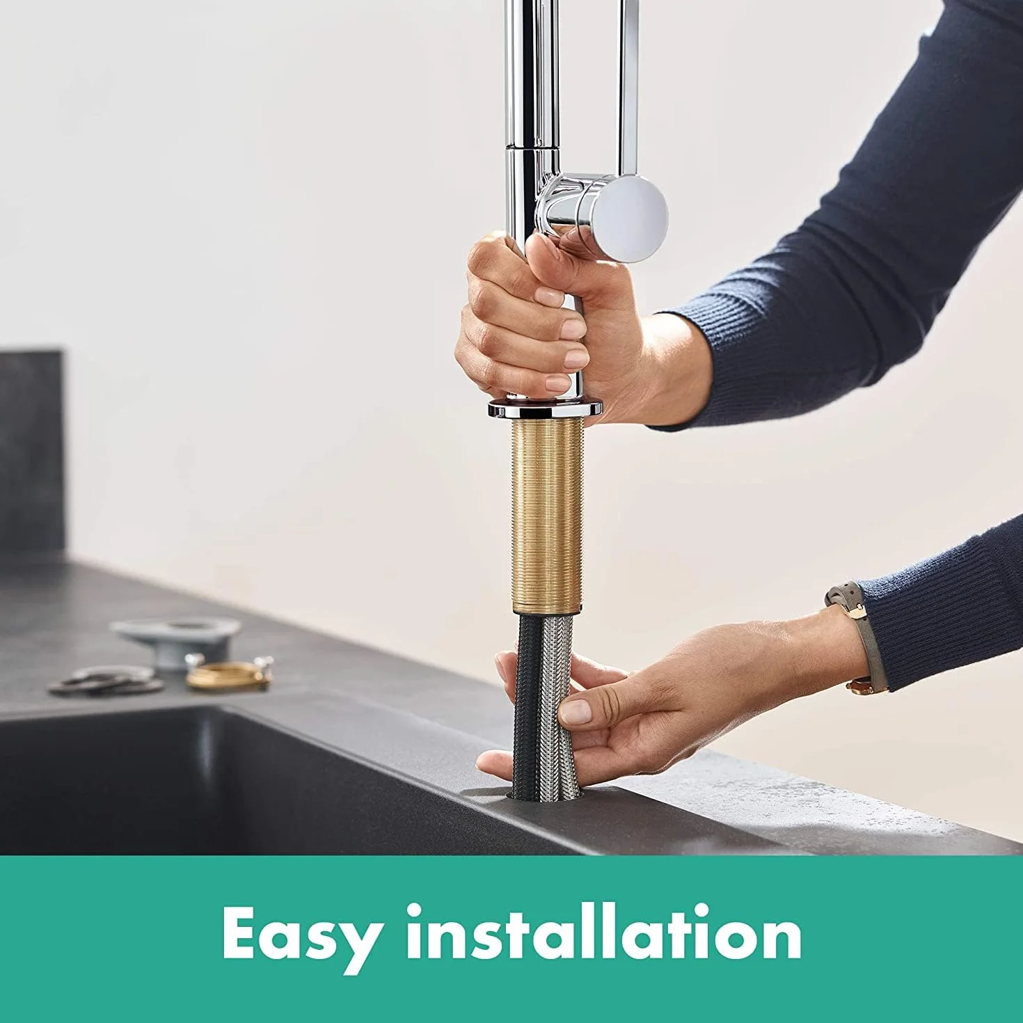 Hansgrohe Talis M54 Bateria Kuchenna 270 mm Srebrny