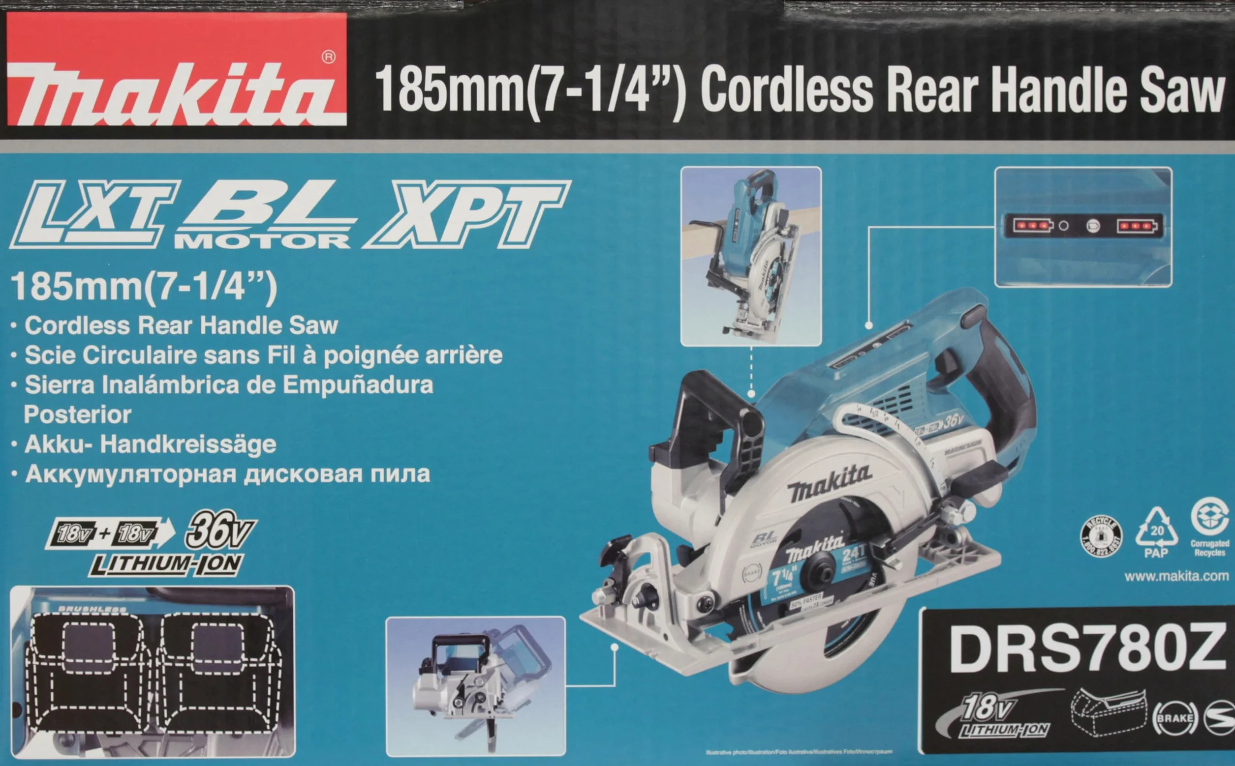 Makita Drs780Z Piła Tarczowa 18V 498g