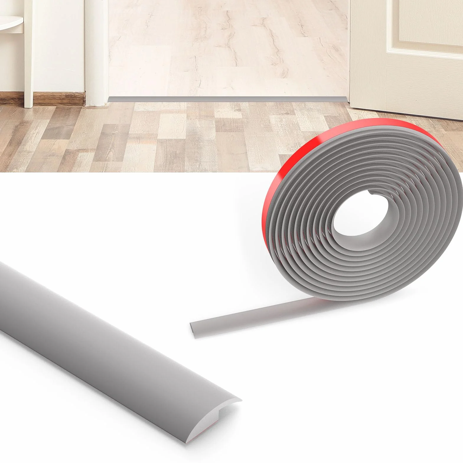 Flintronic 3M Listwa przejściowa progowa do podłóg laminowanych PVC samoprzylepna