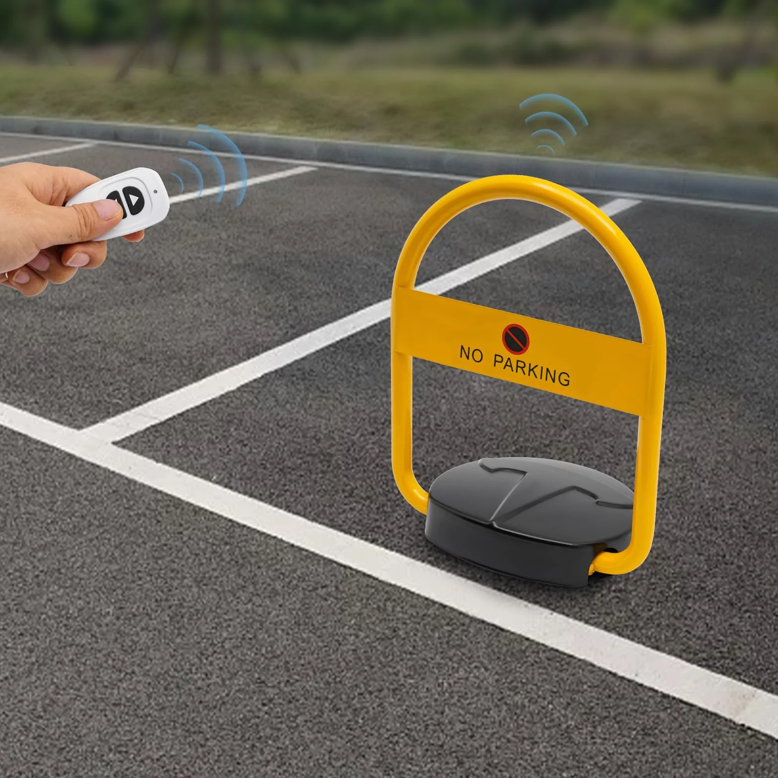Elektryczna blokada parkingu automatyczna z pilotem zdalnego sterowania do garażu