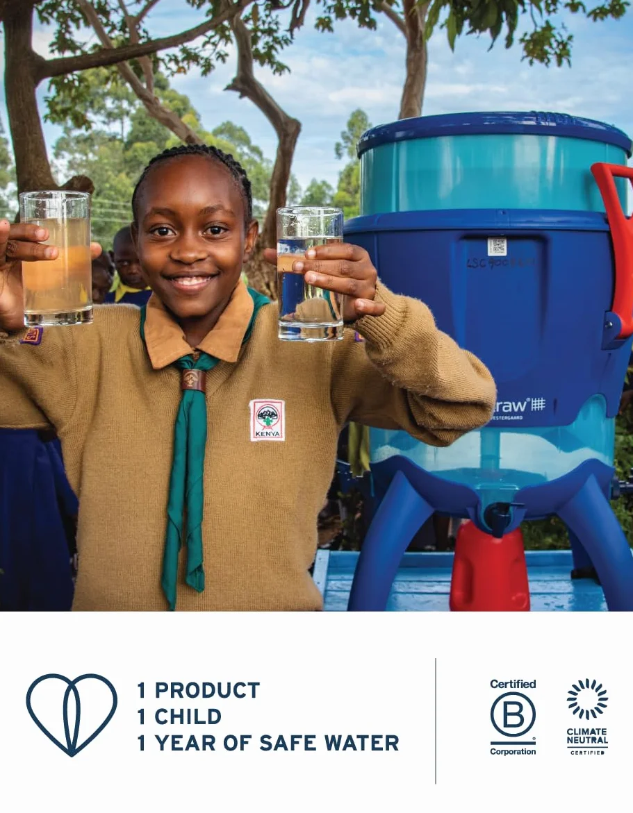 LifeStraw Go Series – butelka z filtrem do wody bez BPA do podróży i codziennego użytku, usuwa bakterie, pasożyty i mikroplastiki, poprawia smak, 1 l islandzki niebieski