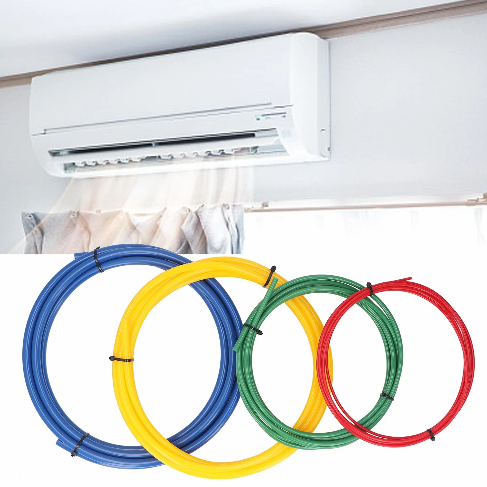 Yosoo Health Gear Giętarka do rur miedzianych 4 sztuki AC 4m Plastik PE Narzędzie do gięcia