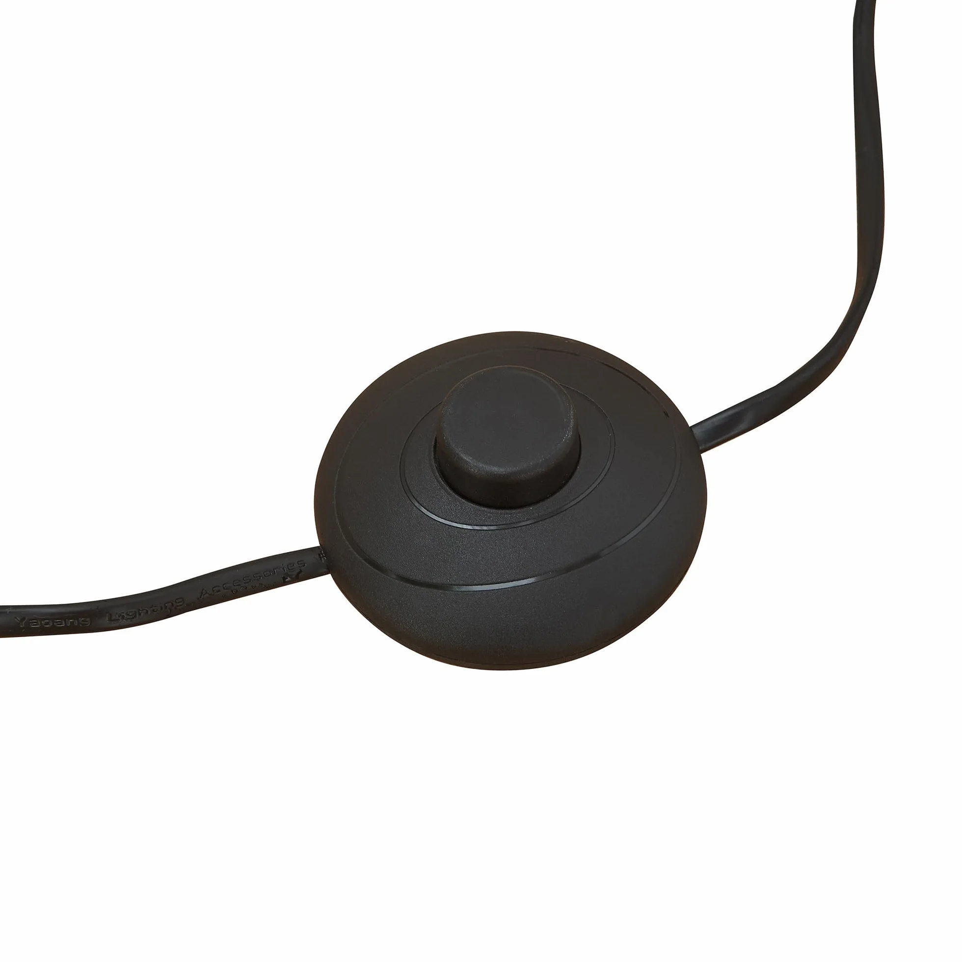 lux.pro Lampa podłogowa GU10 metal marmur biały czarny z przełącznikiem nożnym