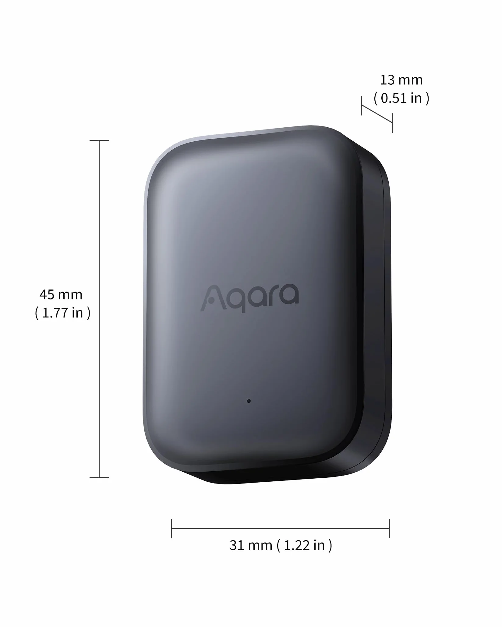 Aqara P100, Czujnik otwarcia i wibracji (Thread/Zigbee). 10 poziomów czułości, monitoring okien/drzwi. Wspiera Apple Home, Home Assistant, Alexa i Google Home, Biały