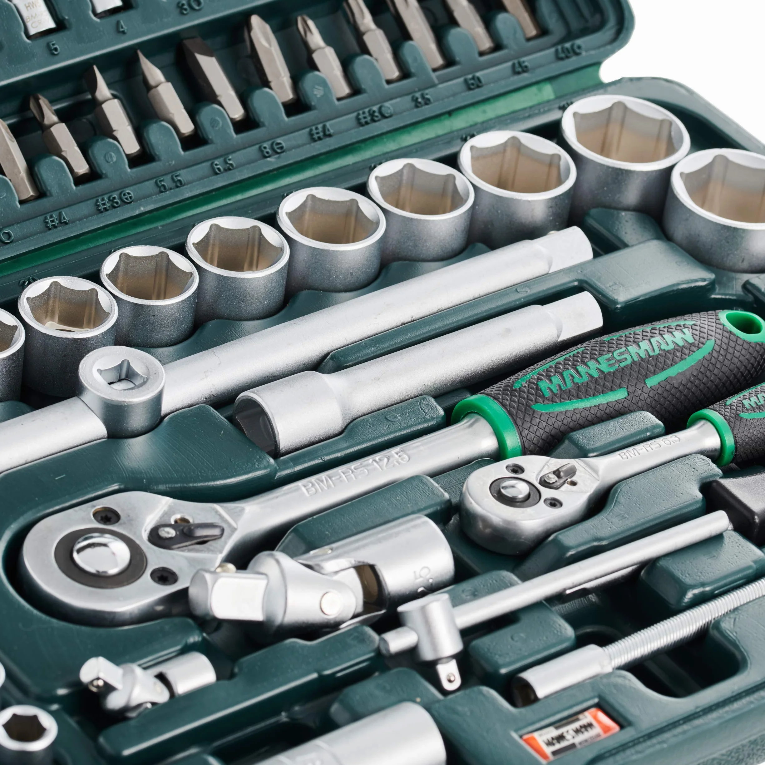 Mannesmann M98410 zestaw kluczy nasadowych 94-częściowy
