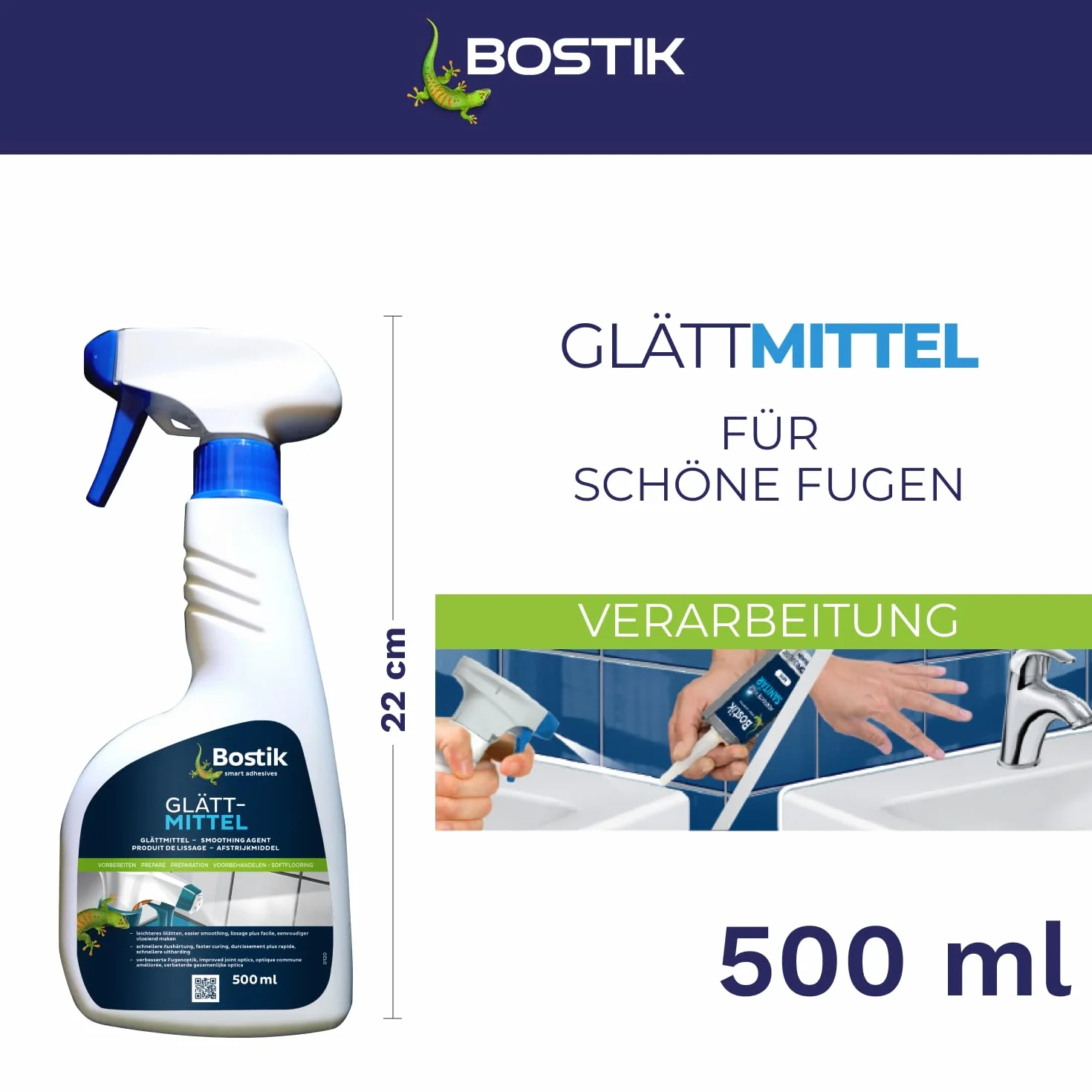 Bostik Środek uszczelniający wygładzający 500 ml butelka z rozpylaczem