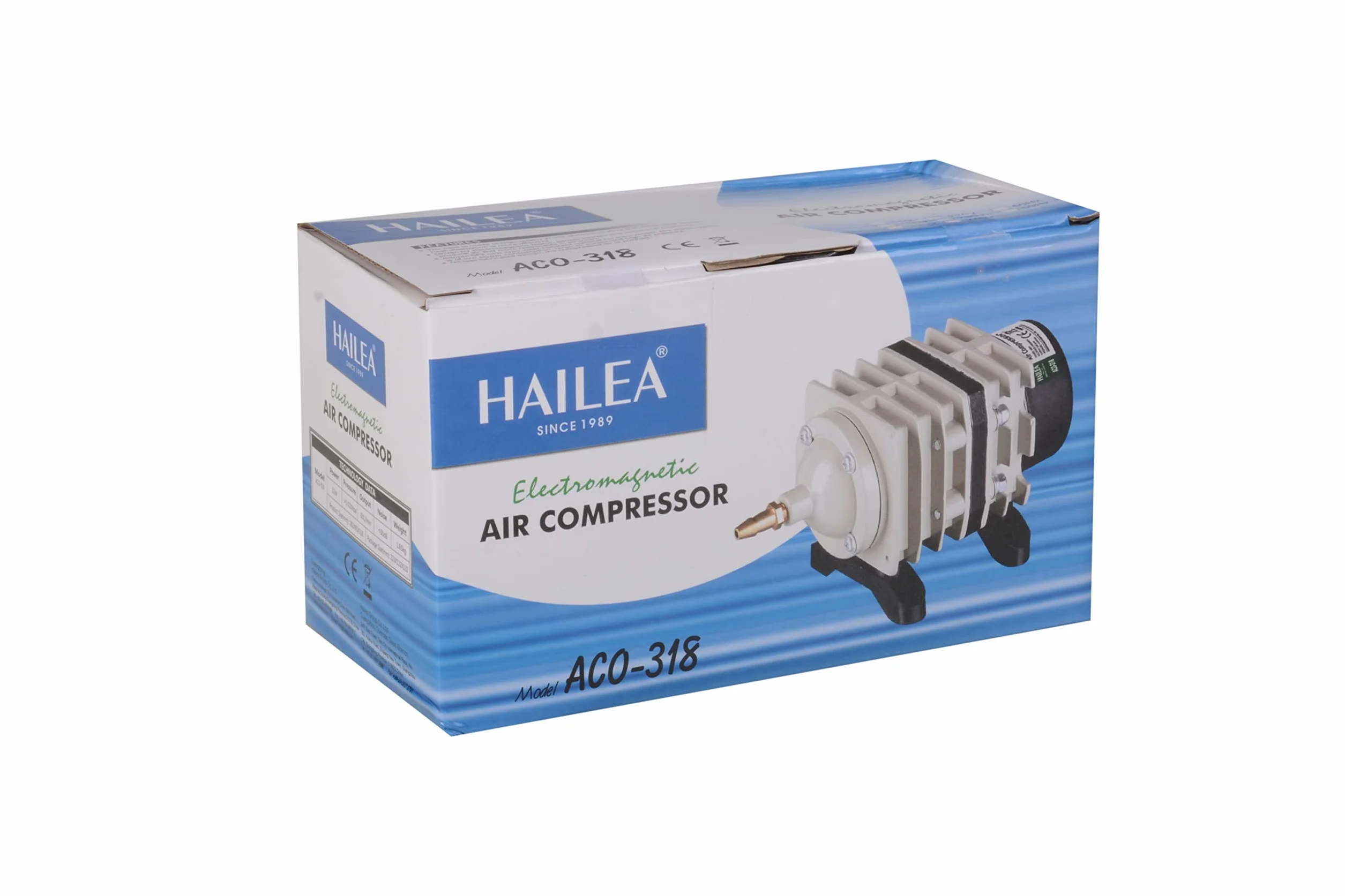 Hailea SC438 Pompa Powietrza 18.2 x 9.5 x 11.6 cm 1 kg Szary