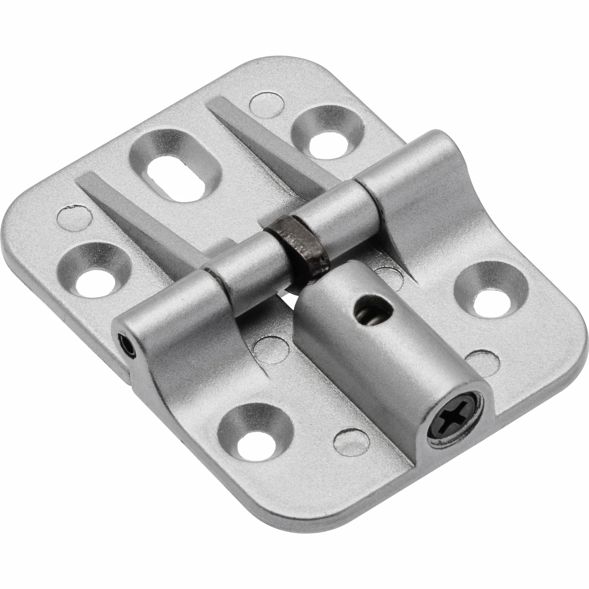 GTV Zawias Skrzyniowy Skrzydełkowy, ZnAl, Szary, 60mm, do Drzwi Łamanych, 180 Stopni