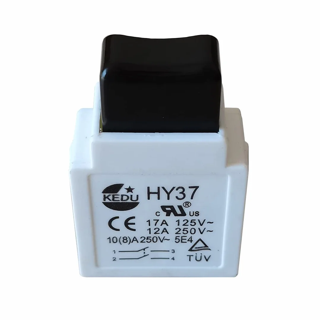 KEDU HY37 przełącznik spustowy 17A 125V 12A 250V TUV