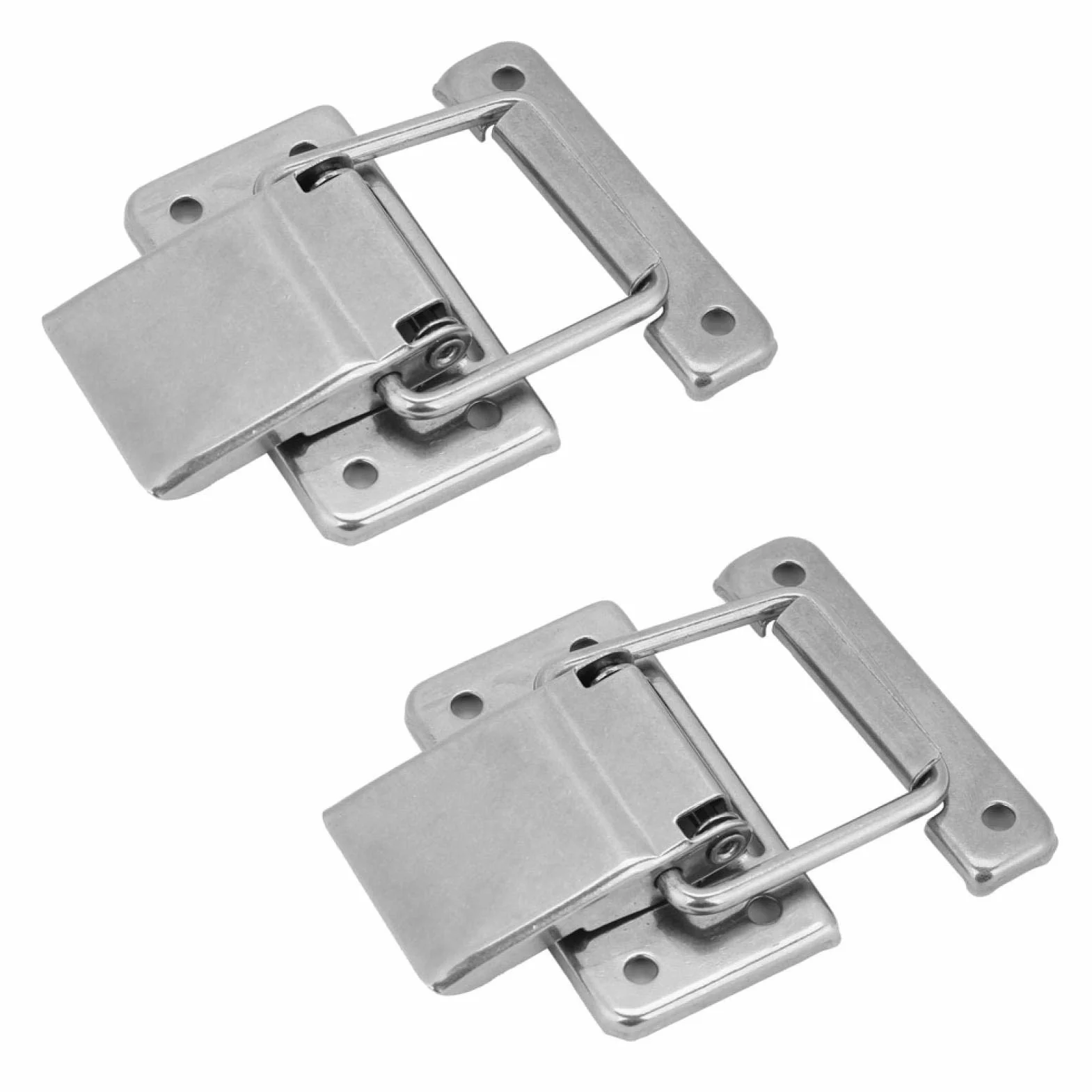 Taidda- Latch Hasp, kaseta blokująca do szafki, 2 sztuki, stal nierdzewna, sprzętowa kaseta z blokadą
