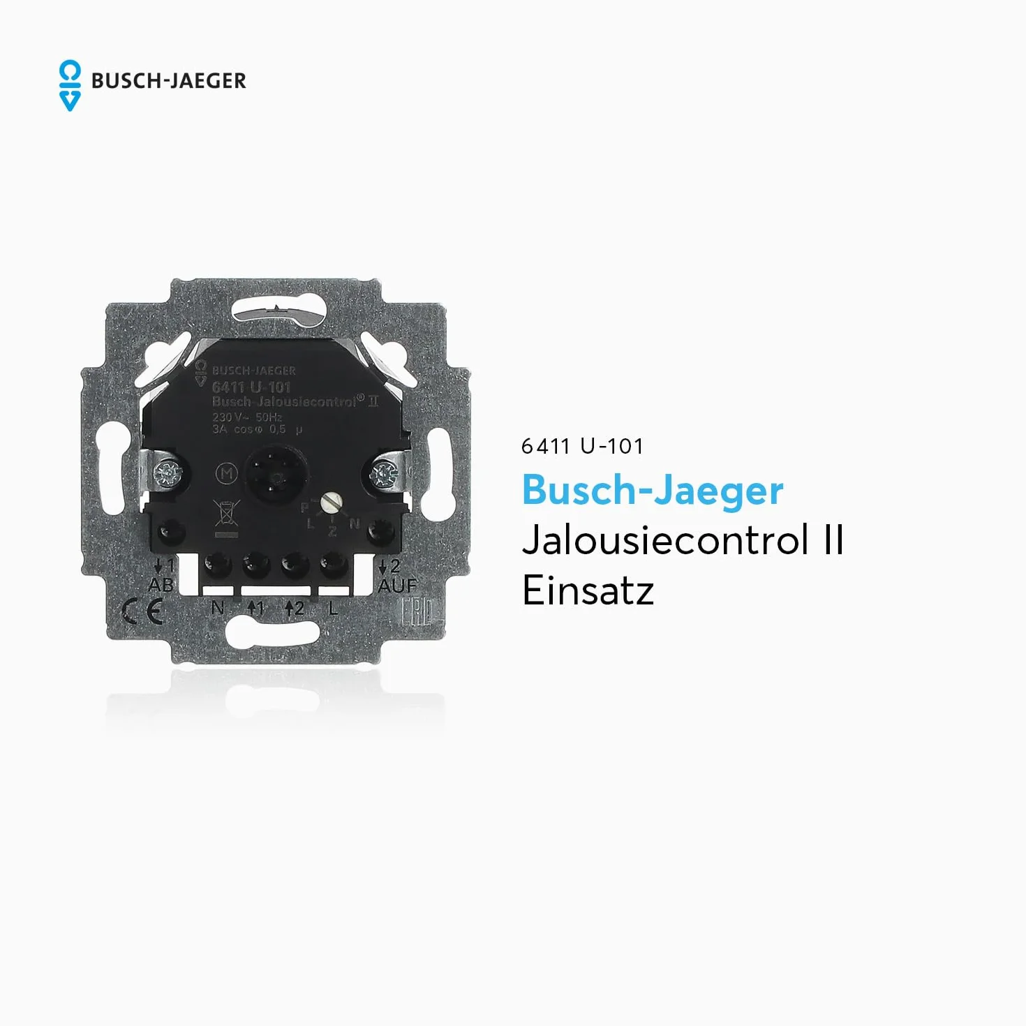 Busch-Jaeger 6411 U-101 Kontrola żaluzji II wkładka