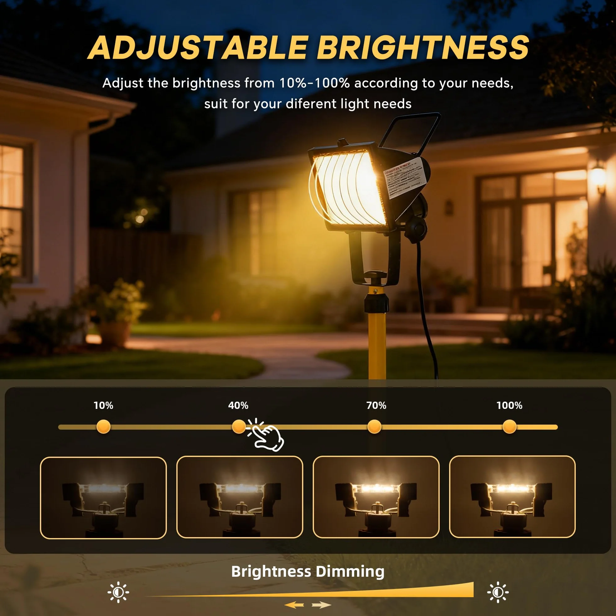Morotty Żarówka halogenowa R7S, 78 mm, 150 W, 230 V, J78 ściemnialna żarówka halogenowa 2800K, ciepła biel, odpowiednia do lamp podłogowych, oświetlenia krajobrazu, opakowanie 6 szt