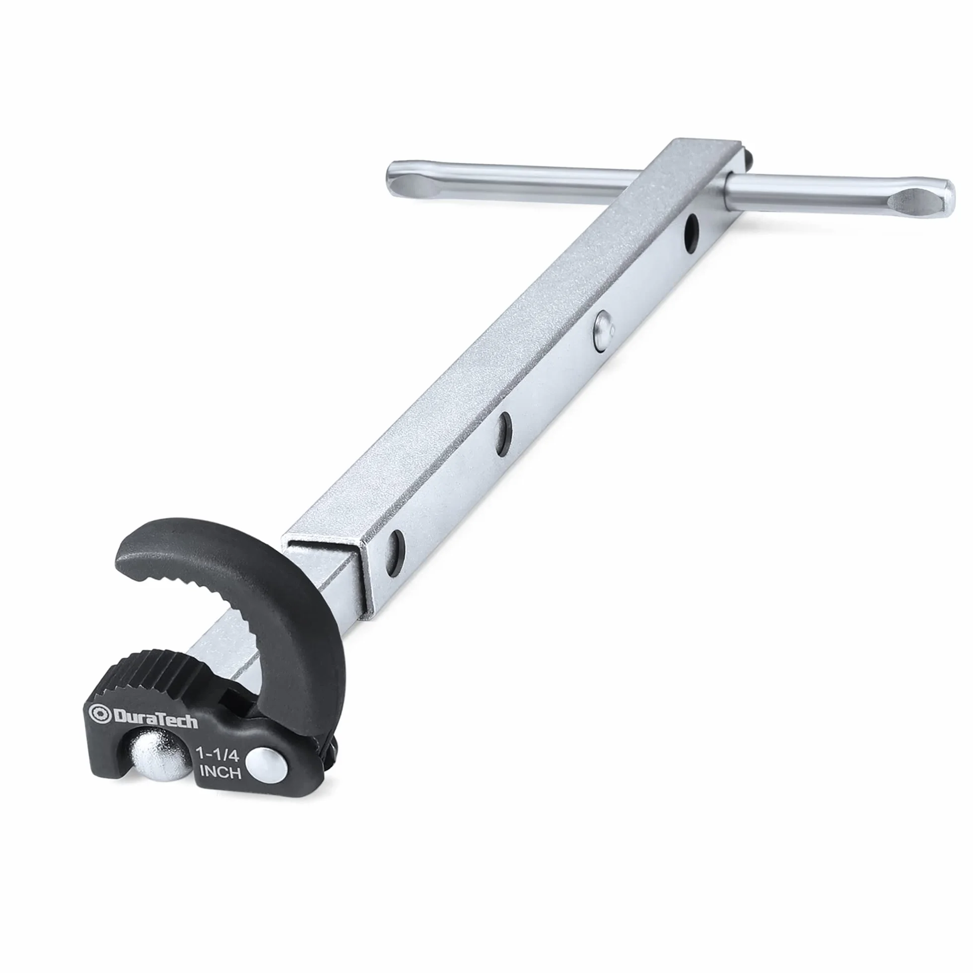 DURATECH Teleskopowy klucz umywalkowy 3/8-1/4 cala 10-32 mm wysuwany uchwyt 250-430 mm