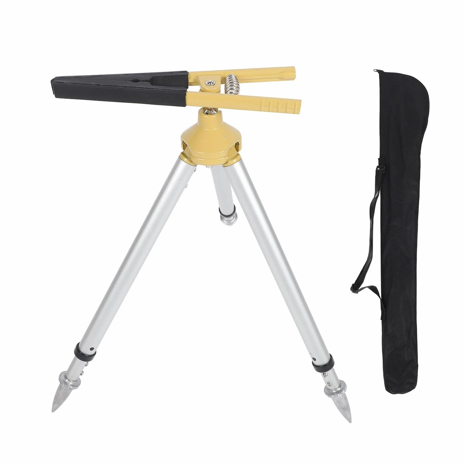 Telituny Stojak na Tachimetr Statyw Aluminiowy 46-60 cm Regulowany Pomiarowy